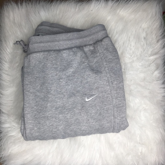 Nike Pants - NIKE Grey Swoosh Classic Sweatpants